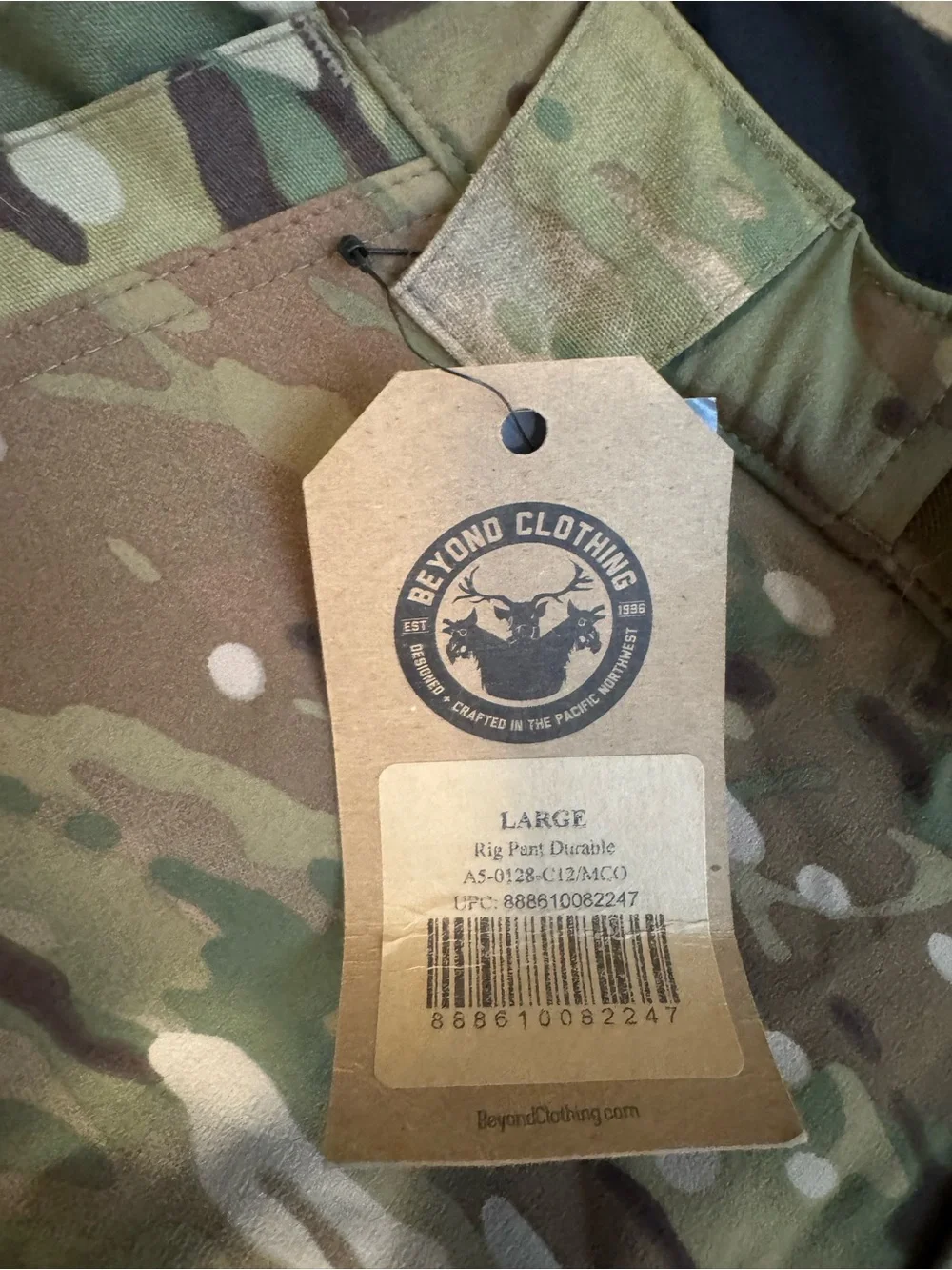 Beyond Rig Jacket & Pants Set - Multicam Large - Picture 3 of 5